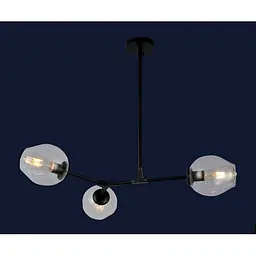 Люстра молекула Levistella 752L7731-3 BK+CL - мініатюра 2