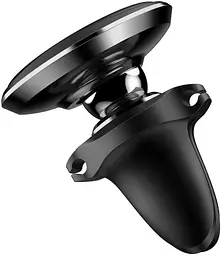 Автотримач Baseus Magnetic Air Vent Car Mount Holder with cable clip Black - мініатюра 5