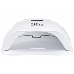 Лед уф лампа для нарощування нігтів та сушіння гель лаку біла LED UV SUN X 54вт - мініатюра 2