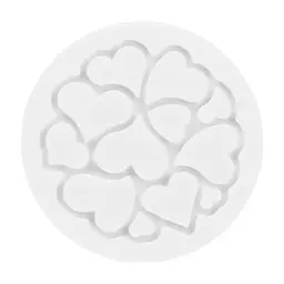 Кондитерський килимок Silikomart для декорування Міні Серце 6 шт х 2 мл (MINI LOVE DECOR)