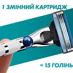 Змінні картриджі для гоління Gillette Mach3 Turbo 5 шт. - мініатюра 5