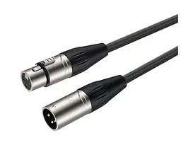Микрофонный кабель балансный XLR Male — XLR Female Roxtone SMX-X200-L05 0,5м - мініатюра 1