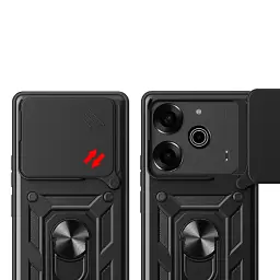 Панель BeCover Military для Tecno POVA 6 (LI7) Black (712167) - мініатюра 2