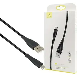 Кабель Usams U41 Braided USB-A to Micro-USB 2A 3m Black [138960] - мініатюра 8