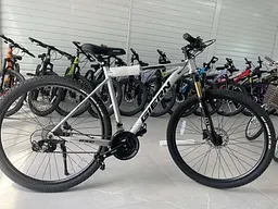 Гірський велосипед 29" з алюмінієвою рамою 21" та гідравлічними гальмами Shimano Світле Срібло - мініатюра 2