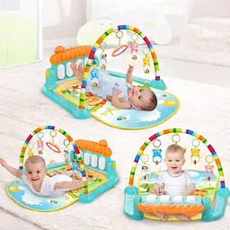 Дитячий розвиваючий ігровий килимок Piano Fitness Rack X-646 - мініатюра 2