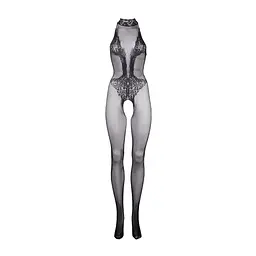 Бодистокінг Le Désir Fishnet and Lace, One Size (чорний) - мініатюра 7