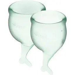 Набір менструальних чаш Satisfyer Feel Secure (light Green)