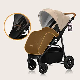 Прогулянкова коляска Lionelo Natt Beige Sand (LO-NATT BEIGE SAND) - мініатюра 7