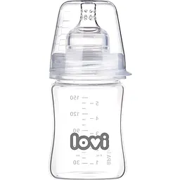 Пляшечка скляна LOVI Diamond Glass Baby Shower 150 мл (74/106)