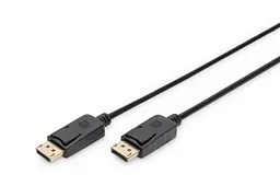 Кабель DisplayPort, тип DP M/M, 2,0 м, колір чорний AK-340103-020-S DIGITUS by ASSMANN