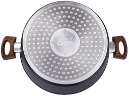 Кастрюля Bravo Chef класична 20 см (2.6 л) з кришкою (6917687) - мініатюра 3