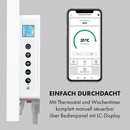 Інфрачервоний обігрівач Klarstein Wonderwall Air Art Smart 700Вт (10035133) - мініатюра 8