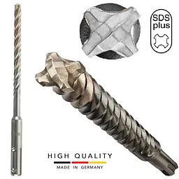 Бур SDS Plus 6х260 мм, QUAD SPEEDHAMMER, Irwin