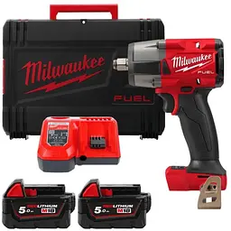 Гайковерт акумуляторний безщітковий 1/2'' MILWAUKEE, M18 FMTIW2F12-502Х, 881Нм, з кільцем