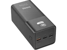 Зовнішній акумулятор (Power Bank) Sigma mobile X-power 50000mAh Black (SI50A6QLX) - мініатюра 3