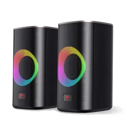 Стерео колонки ігрові HAVIT HV-SK212SE USB RGB Black HAVIT (28430-000)