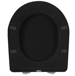 Сидіння для унітазу Rea Flat black REA-C6003, Чорний - мініатюра 7