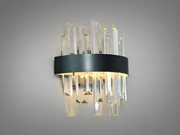 Світильник настінний LED Diasha 836/2PB, 18W, чорний, IP20, 990 лм, сучасний стиль - мініатюра 3