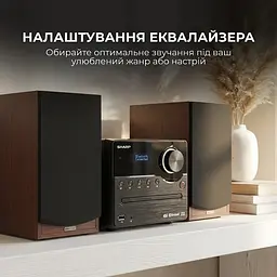 Музичний центр Sharp XL-B517D(BR) Brown - мініатюра 7