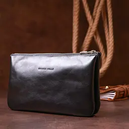 Чоловічий шкіряний клатч GRANDE PELLE sum0026725 - мініатюра 6