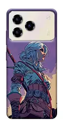TPU чехол Demsky The witcher ciri для ZTE Blade A76