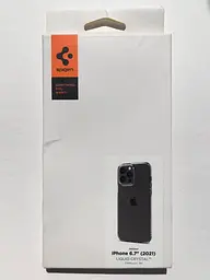 Чохол прозорий протиударний Spigen Liquid Crystal ACS03197 для iPhone 13 Pro Max (6.7") Crystal Clear - мініатюра 8