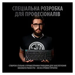 Клавіатура Logitech G PRO Mechanical Gaming USB (920-009392) - мініатюра 3