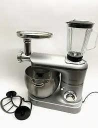Кухонний комбайн 3 в 1 Royalty Line RL-PKM-2200ат Silver - мініатюра 4