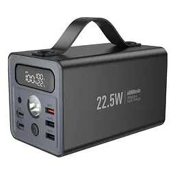 Power Bank Hoco J138 Distant 22.5W+PD20W+DC12V multi-function power bank(60000mAh) Black