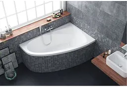 Ванна акрилова Radaway Rineia 150x95 права + ніжки + сифон R135L (WA1-31-150X095P) - мініатюра 4