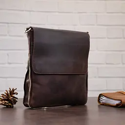 Чоловіча шкіряна сумка SHVIGEL 22х25,5х3-6,5 см sum0012622 - мініатюра 8