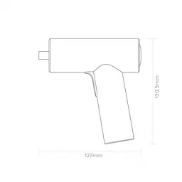 Шуруповерт Xiaomi HOTO Electric Screwdriver Gun QWLSD008 Red + 10pcs Bits [73703] - мініатюра 4