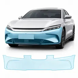Антигравійна захисна бронеплівка за лекалами для BYD Han II 2020-2022 - передній бампер