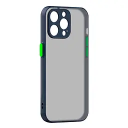 Чехол-накладка для Apple iPhone 14 Pro Max, Frosted Matte, синий, противоударный чехол с защитой всего корпуса, термополиуретан TPU + поликарбонат PC, ArmorStandart (ARM64484)