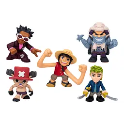 ONE PIECE Набір ігрових фігурок (з артикуляцією, 5 шт в наборі) MOOSE Art.63338
