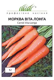 Насіння моркви Віта Лонга 1 г (Професійне насіння)