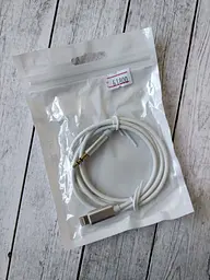 Перехідник аудіо для iPhone 7 lightning тато 3.5 мм тато 1 м Audio AUX cable - мініатюра 3