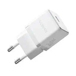 МЗП Baseus Palm Fast Charger 30W (1USB-C) + кабель Type-C to Type-C (P10111605113-01) Moon White - мініатюра 5