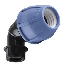 Коліно ПНД Vsplast 40x1 1/4 '' ЗР 4003 000005613 - мініатюра 2