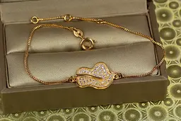 Браслет Xuping Jewelry Дубовий лист 20 см золотистий
