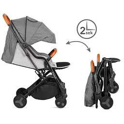 Прогулянкова коляска Kidwell Mavero Black/Brown - мініатюра 10