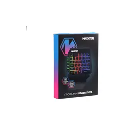 Клавіатура Maxxter KBG-OH-01B-UA USB UA Black (KBG-OH-01B-UA) - мініатюра 5