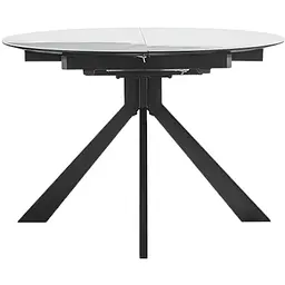Стіл обідній Prestol Асті розкладний 1100/1400x1100x750 білий глянець - мініатюра 6