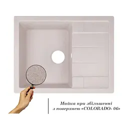 Кухонна мийка Lidz 650x500 / 200 COL-06 (LIDZCOL06650500200) - мініатюра 2
