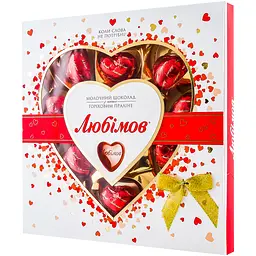 Цукерки Любімов з горіховим праліне у молочному шоколаді 108 г - мініатюра 2