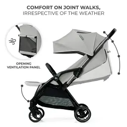 Коляска Kinderkraft Apino Dove Grey (KSAPIN00GRY0000) (5902533924103) - мініатюра 9