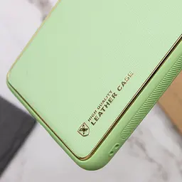 Шкіряний чохол Xshield для Xiaomi Redmi 13C / Poco C65 Зелений / Pistachio - мініатюра 2