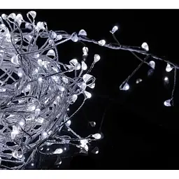 Світлодіодна дротяна гірлянда Крапелька роси OK Led Їжачок 2.5 м 50 Led Батарейки Cool White