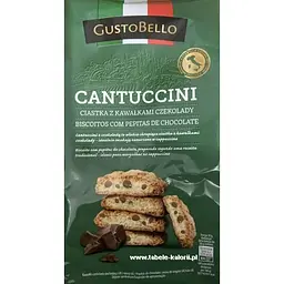 Печиво GustoBello Cantuccini з шоколадом 250 г.